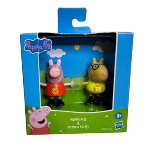 Peppa Pig and Pedro Pony 2 Figure Pack New